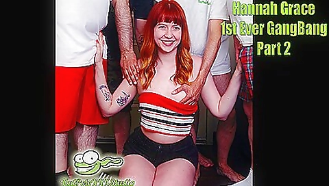 Hannah Grace In 1st Ever Gangbang Hannah Grace In 1st Ever Gangbang